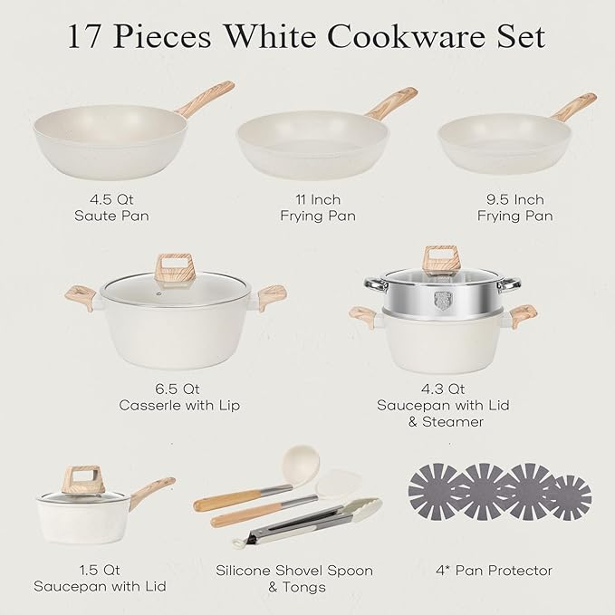 Granite Induction Cookware Set