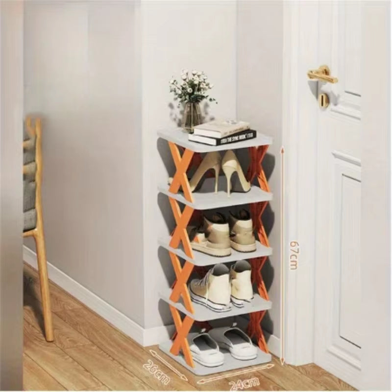 Stackable Multi-Layer Shoe Rack – Space-Saving Organizer for a Tidy Entryway