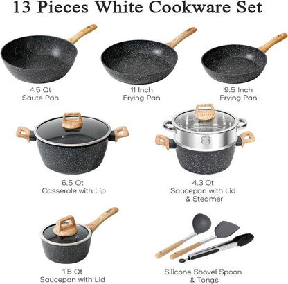 Granite Induction Cookware Set